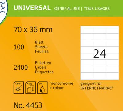 Bedruckbare Etiketten
