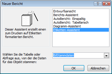 Start des Assistenten (A2003)