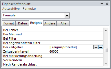 Anlegen eines Zeitgebers