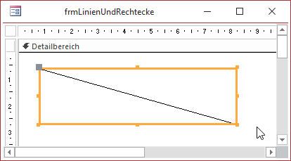 Eine neue Linie in einem Formular