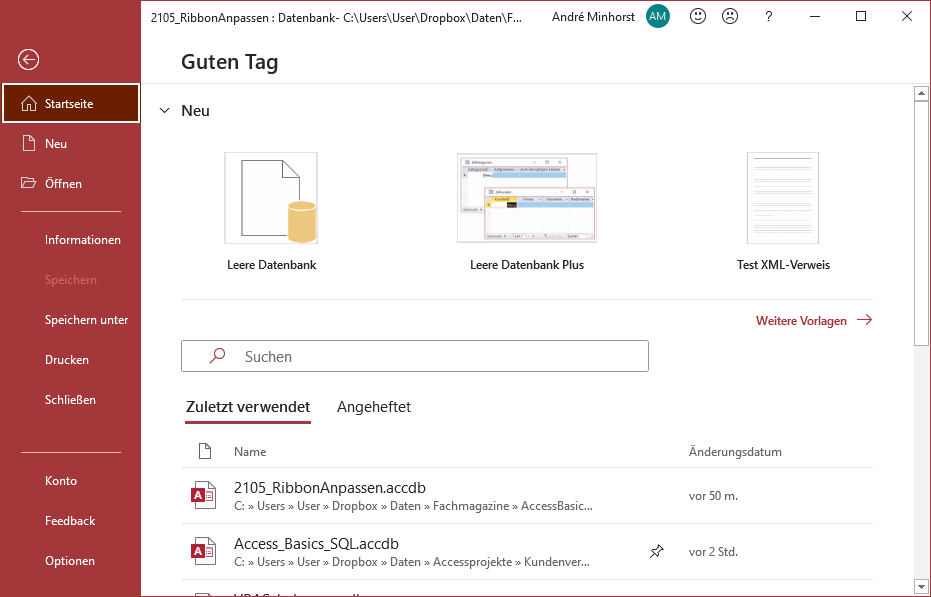 Der Backstabe-Bereich