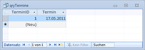 Sind das alle Termine am 17.5.2011