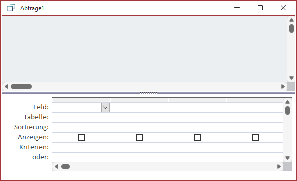Eine frische Entwurfsansicht