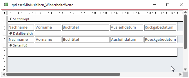 Entwurf des Berichts