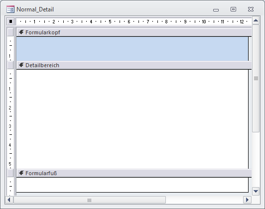 Einstellungen für eine Formularvorlage