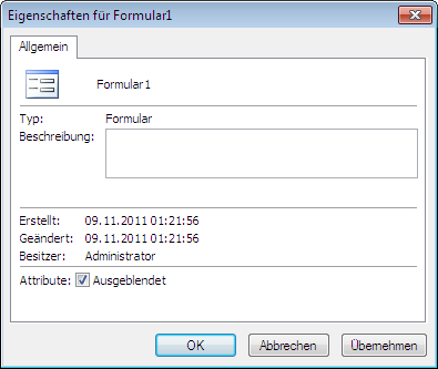 Ausblenden eines Objekts